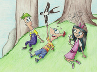 phineas and ferb sex toons ferb phineas isabella carolgs xas favourites