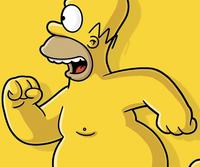 pics of nude cartoons stock cartoons yellow homer simpson running backgrounds nude wallpaper