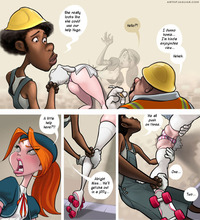 popular cartoon porn pics schoolgirl gets stuck hole wall cartoon porn comic interracial