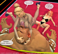 porn toons xxx dmonstersex scj galleries wrestling against giant monster porn toons xxx