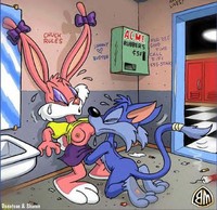 sex adult toons data show anthro babs bunny bathroom breast