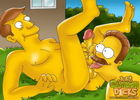 simpson toon sex cartoon dicks simpsons gay secret