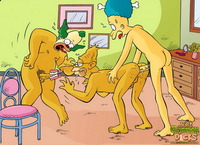 simpsons adult toons cartoon dicks simpsons crazy gay