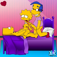 simpsons adult toons dcc bart simpson lisa milhouse van houten simpsons toons