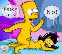 toon porn jessica heroes simpsons cartoon porn jessica but bart