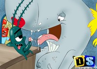 toons get fucked xxx spongebob toons sponge bob his friends nasty together adult