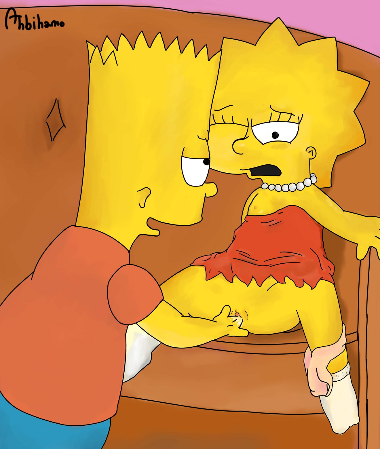 Bart having sex with lisa simpson