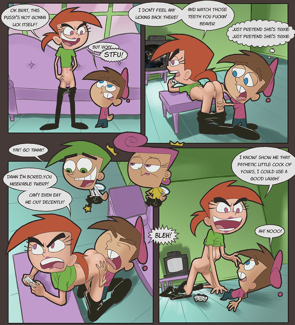 Fairly Odd Parents Porn Comic Fairly Oddparents Timmy Vicky Turner ...