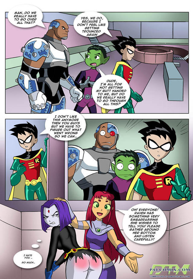 cartoon comic porno porn media teen titans