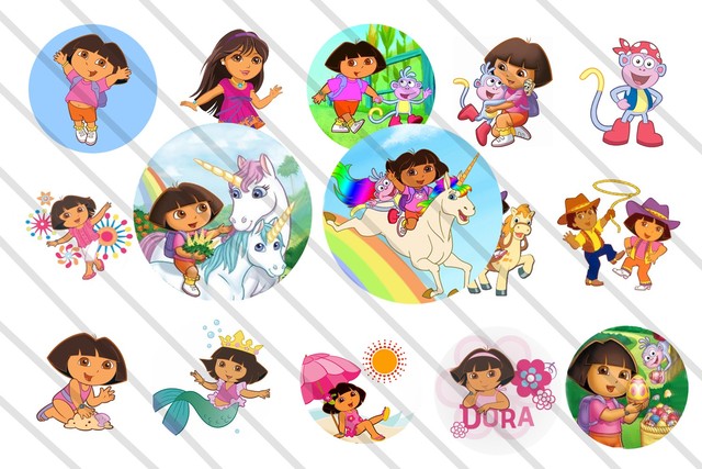 dora the explorer porn porn wallpapers wallpaper digital summer nick round spring dora explorer collage sheet ballet