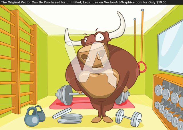 porn cartoon characters cartoon illustration fbb character bodybuilder characters bull vector exercise eps