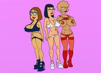 family guy hentai cdd american dad family guy hayley smith lisa simpson meg griffin fear simpsons entry