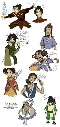 avatar the last airbender toph nude photos original aang avatar last airbender azula katara sokka toph yue zuko
