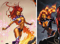 sexy drawings of a famous super heroine hot porn starfire existing head stupid superheroine designs that need redesign stat comment page