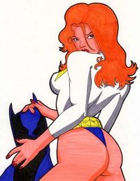 dirty drawn fantasies toon sex batgirl supergirl gallery batman pencil
