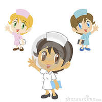 animated character porn nurse cartoon character vector illustration characters