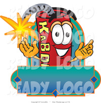 animated character porn logo smiling stick dynamite mascot cartoon character blank label toons biz