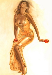 blonde cartoon porn scj galleries gallery passionate blonde lady poses sexy golden dress group dbdsm