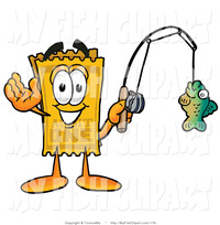 cartoon characters porn free clip art yellow admission ticket mascot cartoon character holding fish fishing line toons biz cartoons free