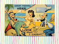 nude cartoon pic media original vintage nude mermaid studs fishing cartoon