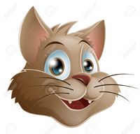 picture of cartoon pussy krisdog illustration cute smiling cartoon cat face stock vector clipart pussy