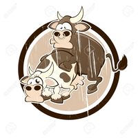 xxx porn cartoon sex shock vintage cow bull having badge stock vector cartoon cartoons free